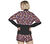 DVF: SKWV MIDNIGHT KISS REVERS, BLACK/HOT PINK