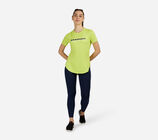 GODRI SWIFT SKECHERS TUNIC T-SHIRT, LIME Apparels Left View