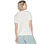 SKECHERS AIRBRUSH TEE, WHITE/SILVER