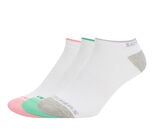 3PK WOMENS NON TERRY LOW CUT, WHITE