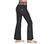 DVF: GO SCULPT Flare Pant, BLACK/HOT PINK