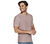 GODRI ALL DAY TEE, TAUPE/LAVENDER