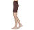 GOSCULPT 6" BIKE SHORT, BURGUNDY/BROWN