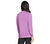 THE GOWALK HOODLESS HOODIE, PURPLE/HOT PINK