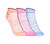 3PK WOMENS NON TERRY LOW CUT, MULTI