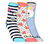3PK GIRLS NON TERRY CREW- FLA, MMULTI