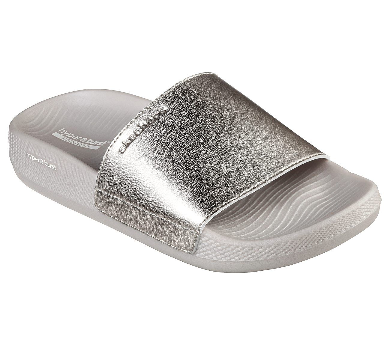 Skechers black deals sandals ladies