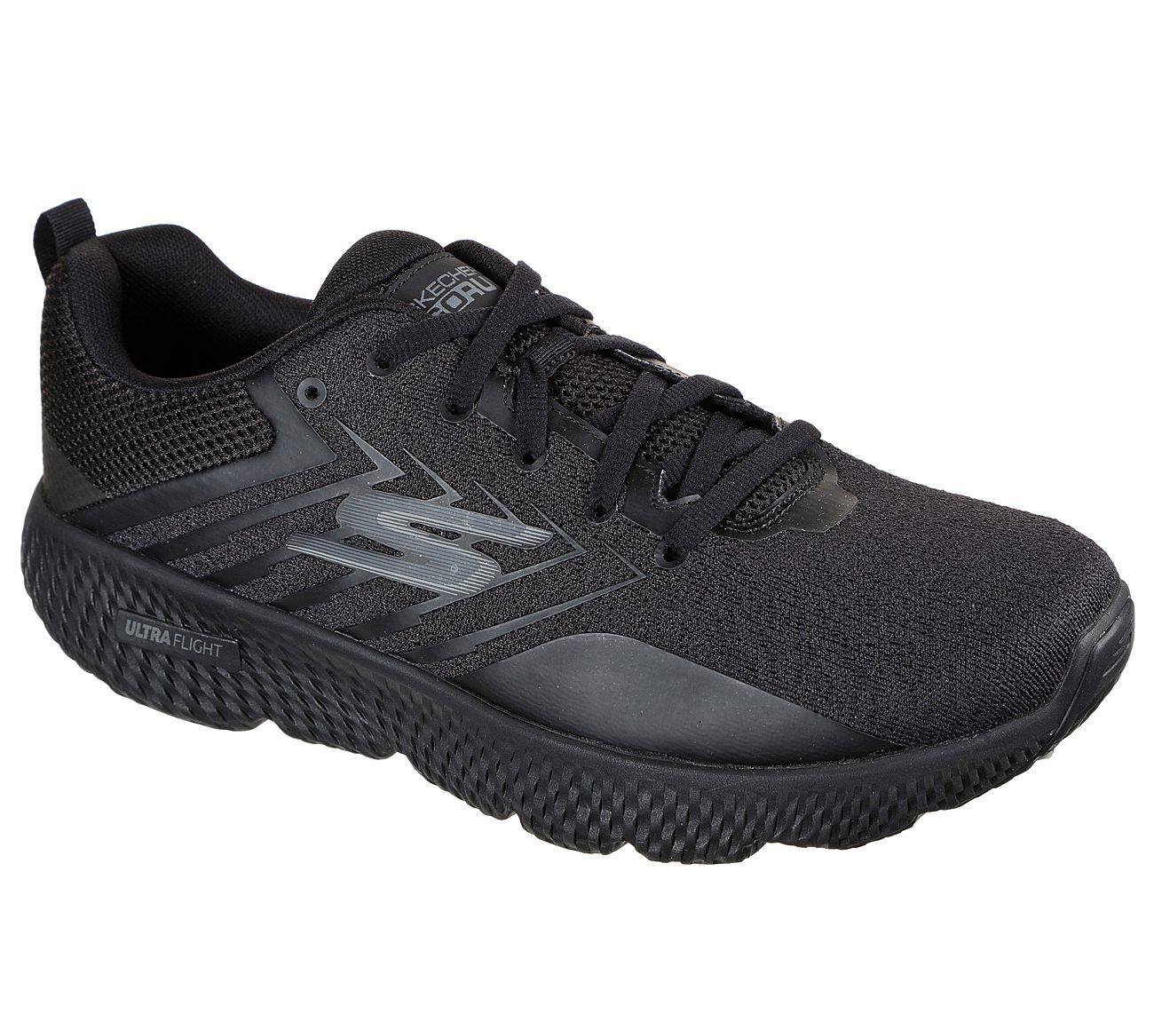 Mens black outlet sketcher trainers