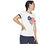 BOBS FLAG HEART RINGER TEE, WWWHITE