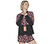 DVF: SKWV MIDNIGHT KISS REVERS, BLACK/HOT PINK