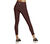 GOFLEX SLIT HW 7/8 LEGGING, BURGUNDY/BROWN