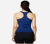 WOMENS ELITE SINGLET, BLUE/WHITE