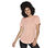 GODRI SWIFT TUNIC TEE, CORAL/LIME