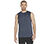 ON THE ROAD MUSCLE TANK, BLUE/GREY