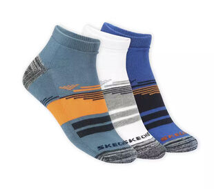 3 Pack MENS HALF TERRY ANKLE SOCKS, MMULTI
