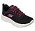 GO WALK FLEX, BLACK/HOT PINK