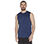 ON THE ROAD MUSCLE TANK, BLUE/LIGHT BLUE