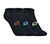 3PK UNISEX NON TERRY LOWCUT, BBBBLACK