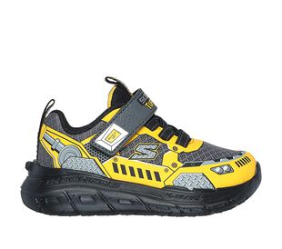 SKECH TRACKS, CHARCOAL/YELLOW
