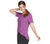 HARMONY STRIPE TOP, PURPLE/HOT PINK
