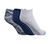 3PK MENS FLAT KNIT NO SHOW, BLUE/GREY