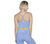 GOSTRETCH RACERBACK BRA, PERIWINKLE