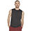 ON THE ROAD MUSCLE TANK, BLACK/CHARCOAL