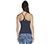 GOWALK RACERBACK SHELF BRA CA, NNNAVY