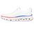 GO RUN GLIDE-STEP FLEX - ZULA, WHITE/MULTI