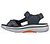 GO WALK ARCH FIT SANDAL-MISSI, CHARCOAL/ORANGE