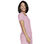 GODRI RESTORATIVE RIB TEE, PINK/GREY