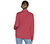 THE GOWALK HOODLESS HOODIE, RED/PINK