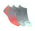 3PK WOMENS NON TERRY LOW CUT, GGREY/MULTI