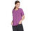 HARMONY STRIPE TOP, PURPLE/HOT PINK