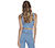 GOSCULPT SCALLOPED LONG LINE, BLUE/GREY