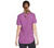 HARMONY STRIPE TOP, PURPLE/HOT PINK