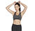 SEAMLESS SPORTS BRA, BLACK/WHITE