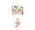 CALI CHARM - TRUST LOVE, WHITE/MULTI