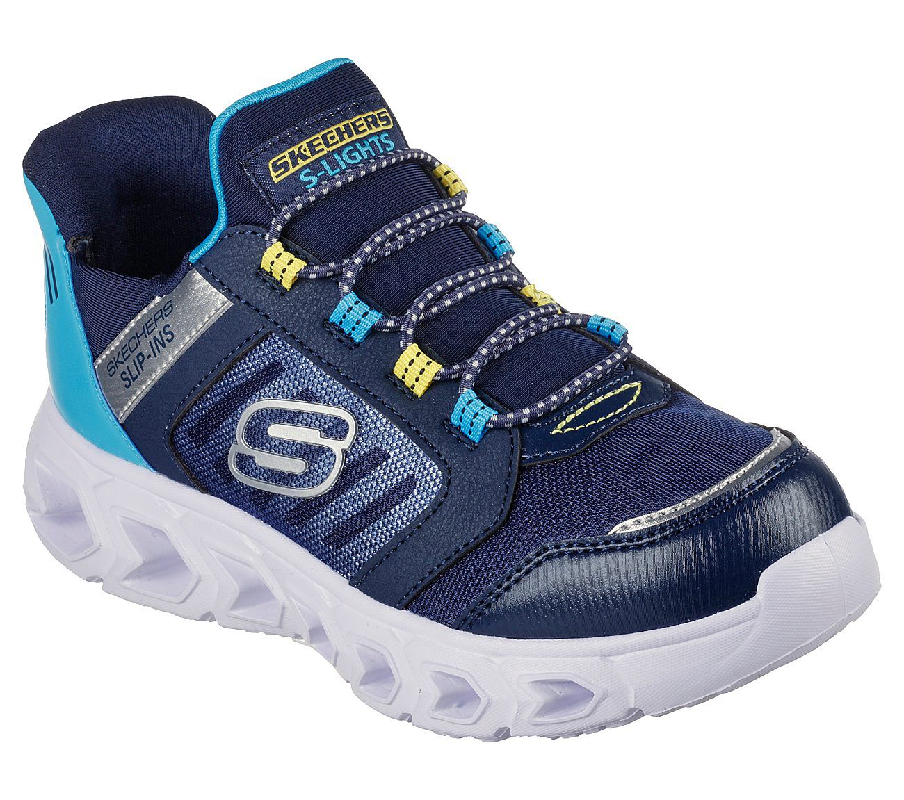 Skechers childrens flashing trainers top