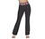 DVF: GO SCULPT Flare Pant, BLACK/HOT PINK