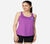 ELITE RACER TANK, PURPLE/HOT PINK