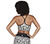 DVF: GO SCULPT Racerback Longline Bra, NATURAL/BLACK