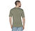 GOKNIT PIQUE S/S HENLEY, LIGHT GREY/GREEN