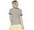 BOBS HEART STRIPES RINGER TEE, GREY