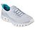 GO WALK GLIDE-STEP FLEX - SIL, GREY/TURQUOISE