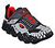 SKECH-O-SAURUS LIGHTS-DINO-TR, CHARCOAL/RED