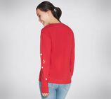 PEACE LOVE LS TEE, RED image number null
