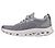 GO RUN GLIDE-STEP FL, LIGHT GREY