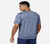 SKECH-AIR TEE, BLUE/WHITE