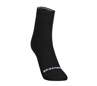 1PK MENS 1/2 TERRY ANKLE, BBBBLACK